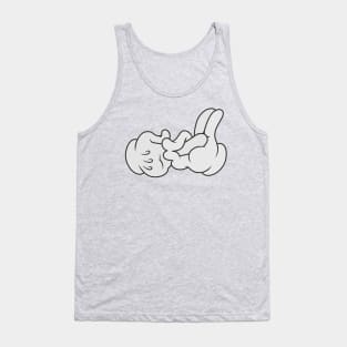 In & Out Cartoon Style Tank Top